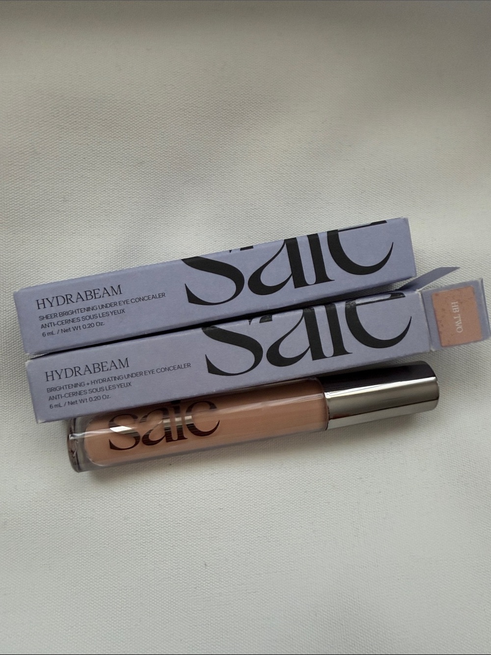 BNWT! Saie Hydrabeam Brightening Under-Eye Concealer. Set of 2 - shade: HB Two